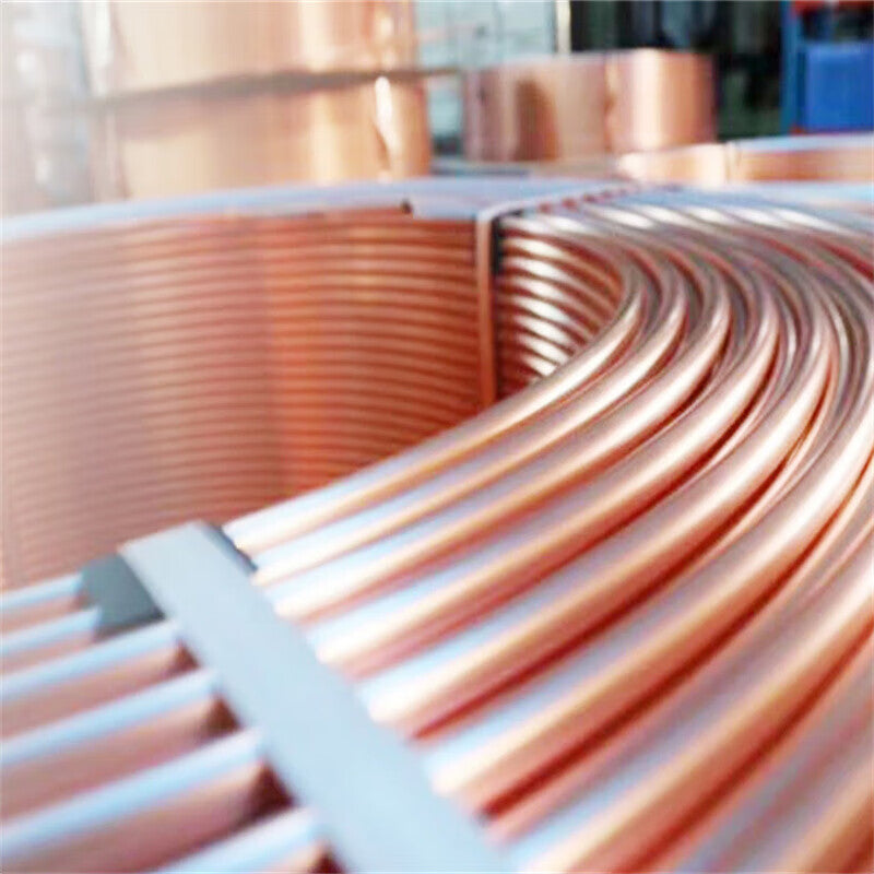 T2 copper connecting pipe, soft capillary tube, air conditioning coil, cooling coil, copper pipe, 10*1mm thick/1 meter