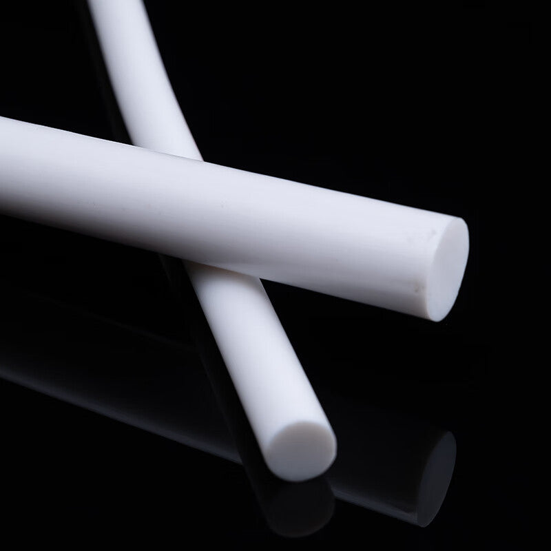 VIRUIJIA PTFE rods, Teflon rods, polytetrafluoroethylene rods, PTFE plastic king, new material cylindrical rods, processing, diameter 25mm*1 meter