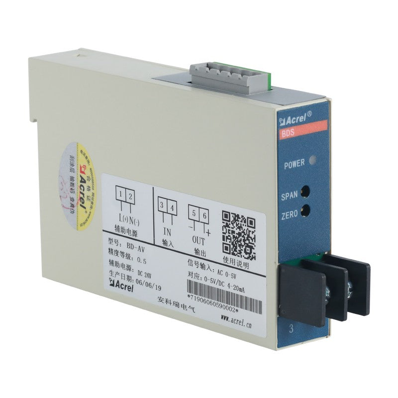 Acrel BD-DV Voltage Transmitter for DC Voltage Measurement