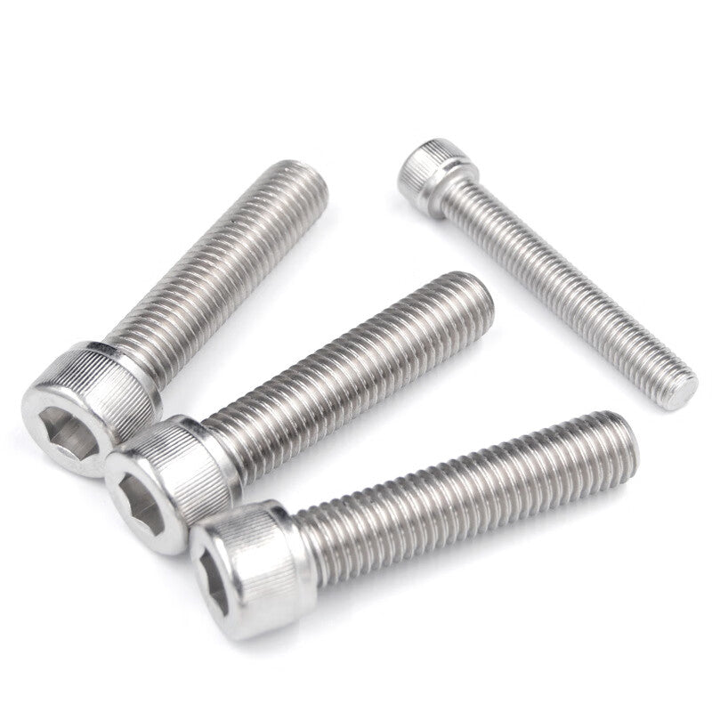 Kaihe Screws & Bolts 304 Stainless Steel Cylindrical Head Hex Socket Head Bolts DIN912 M6*25 (1 piece)