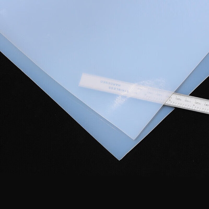 Jingu Lao Silicone Rubber Sealing Gasket, High Temperature Resistant Silicone Sheet, Transparent Square Plate, 500*500*0.5mm, KZS-906