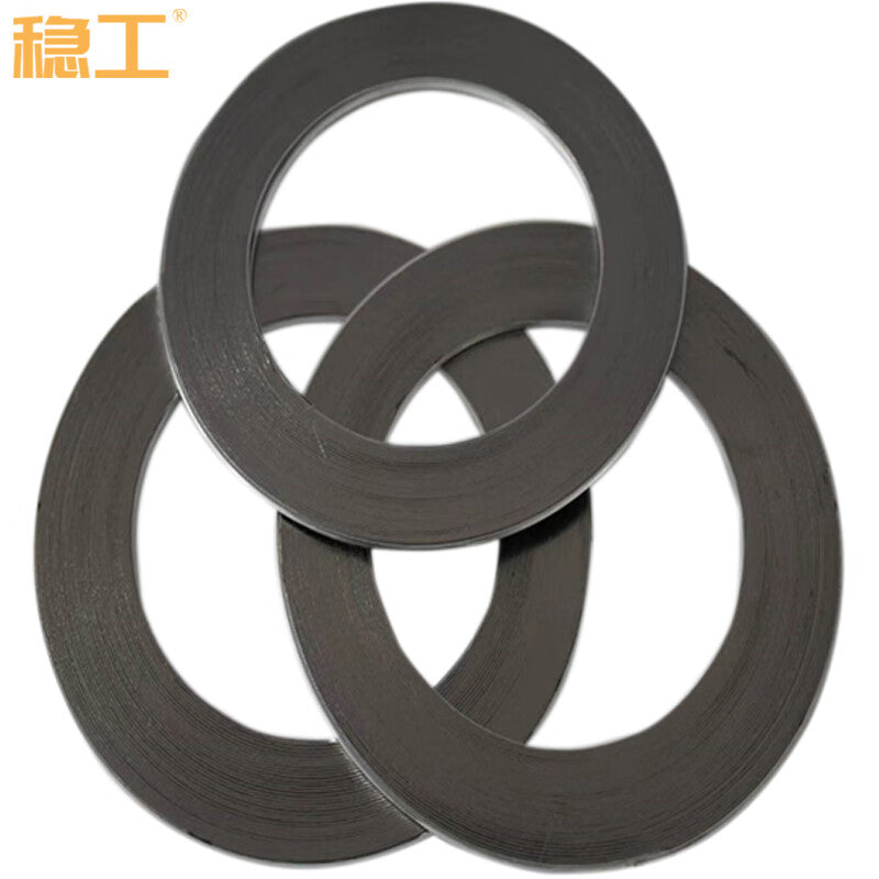 Wengong Metal Graphite Spiral Wound Gasket DN80 (10 pieces per pack) High Temperature, High Pressure, Sealing Ring, Valve Flange Use