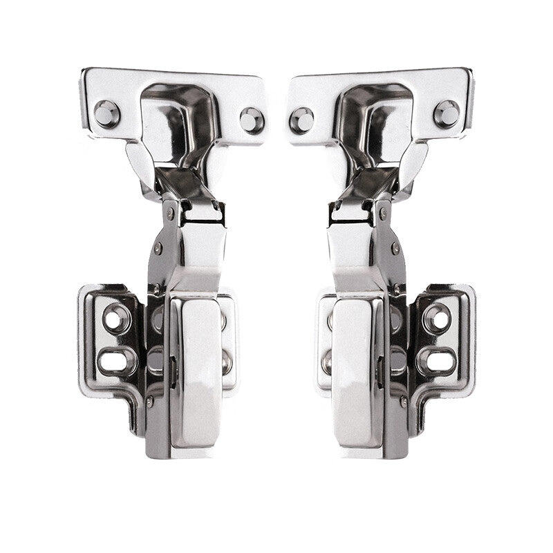 Zhuyu spring hinges, hydraulic hinges, wardrobe hinges, cabinet hinges, door and cupboard hinges, furniture hardware accessories, 304 stainless steel fixed half-hinges, medium bend hinges.