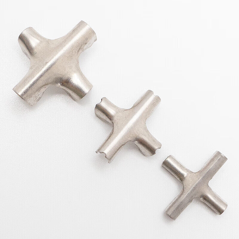 Masford Invisible Protective Net Cross Clip, Stainless Steel Window Wire Cross Clip, Fastening Clip, Thickened 4.0 (100 pieces)