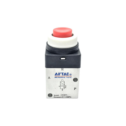 AirTAC convex push button manual valve (1/4); CM3PP08R