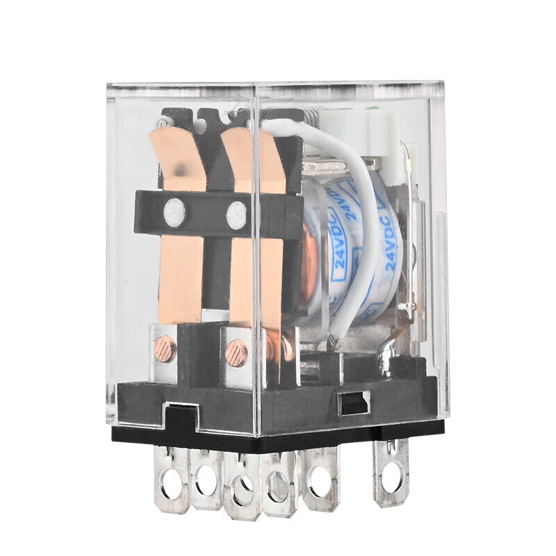 Chint small high-power electromagnetic relay DC 24VDC 2NO+2NC 10A JQX-13F(D)/2Z plugs into DC24V