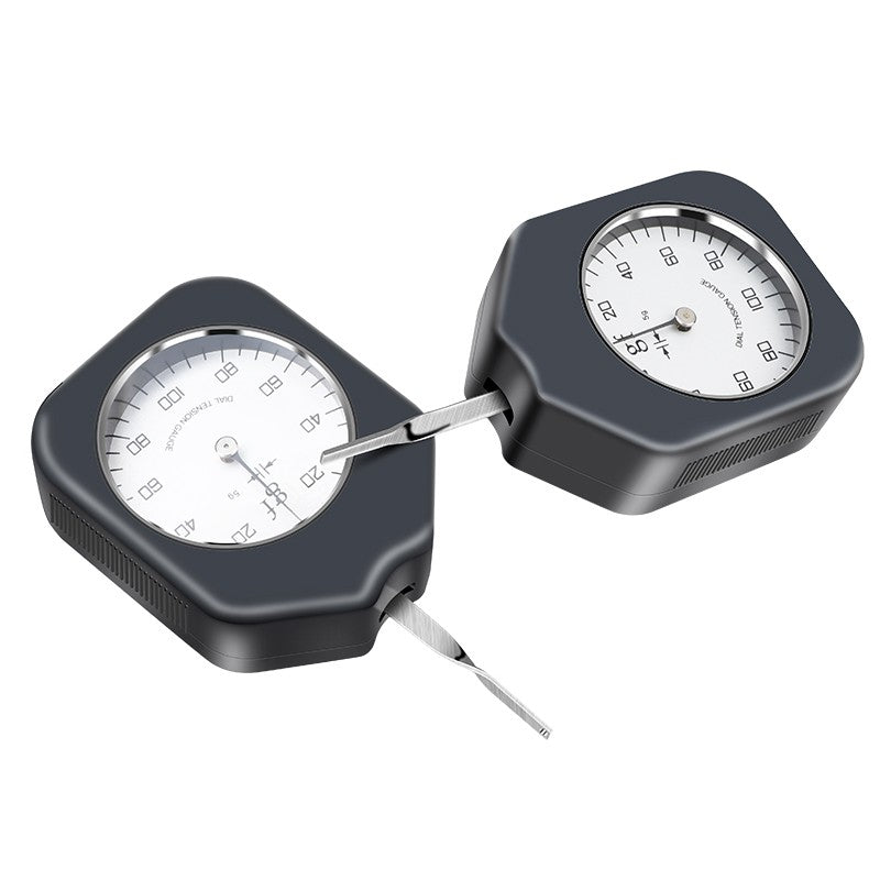 Three-needle pointer tension gauge, tension/compression force gauge, mechanical testing instrument, weight gauge, tensile force gauge, JDSZG-500g double needle.