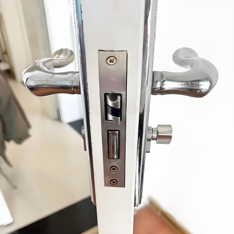 Du'ao bedroom door lock, interior door lock cylinder, universal room door lock, wooden door lock body, lock accessories, 125 lock body + lock cylinder