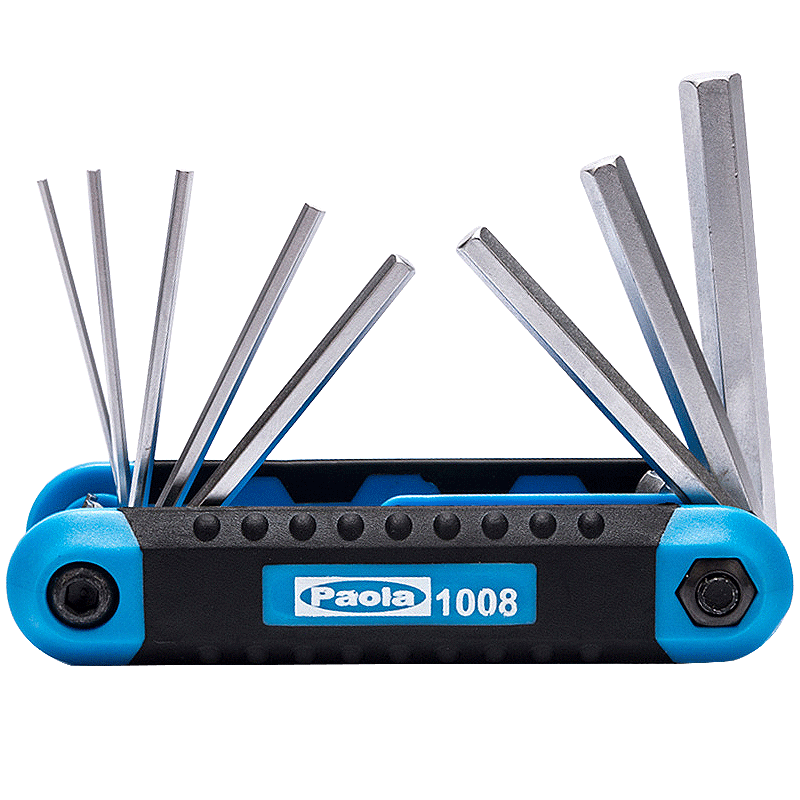 Paola Hexagonal Wrench Tool Set Hexagonal Screwdriver 8-piece Folding Metric Hexagonal Wrench Hexagonal Wrench 1008