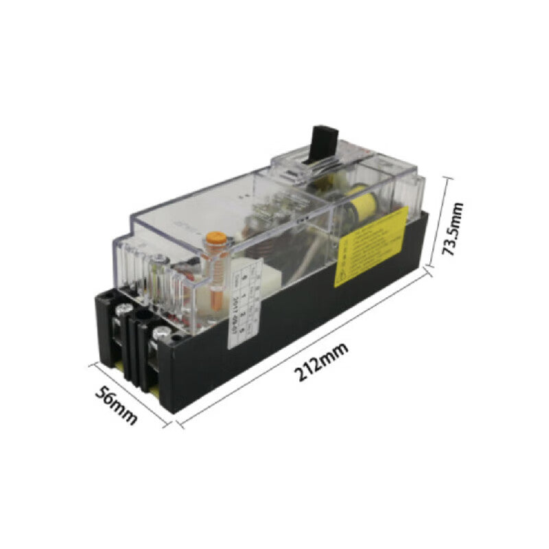 DELIXI Molded Case Circuit Breaker DZ15-40T 40A Transparent