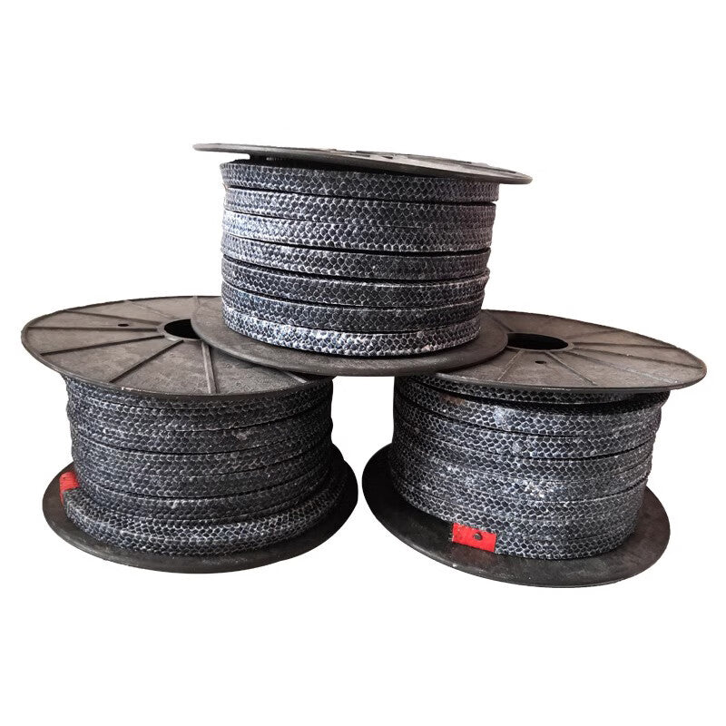 Yonghao Yinghong carbon fiber packing, high carbon fiber wear-resistant packing for gearboxes, valves, and pumps, customizable 10*10mm, price per meter.