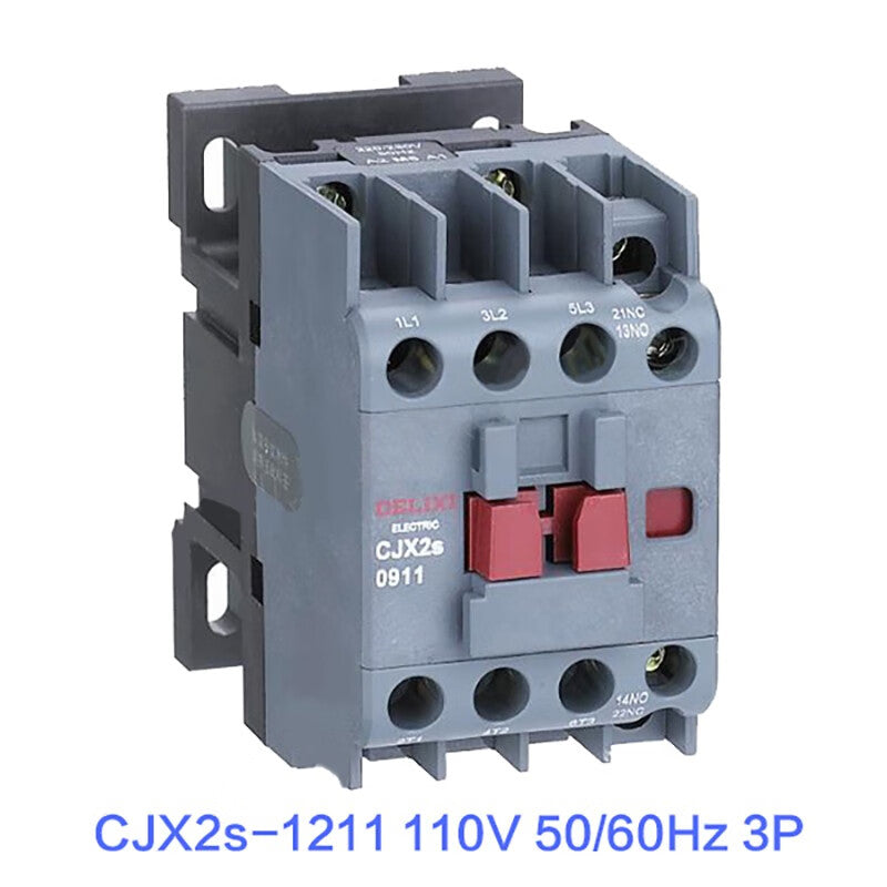 Delixi customized AC contactor CJX2s-1211 110V 50/60Hz 3P delivery period 15 days, customized models are not returnable