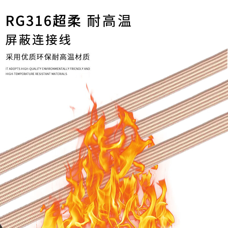 FUWEISHENG BNC to Alligator Clip Connector Cable, Q9 Signal Test Cable, RF Adapter Extension Cable, BNC Male to Alligator Clip, 1 meter