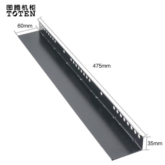 Totem (TOTEN) 475L rail cabinet accessories original rail totem rail suitable for 800 deep cabinet use thickened black