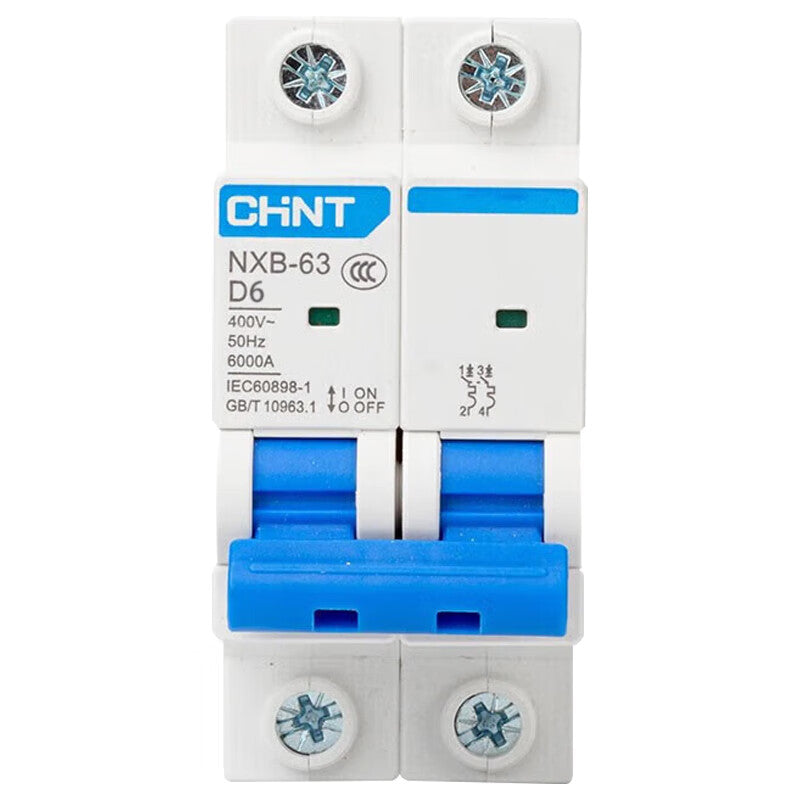 Chint miniature circuit breaker 2P 6A D 6kA NXB-63 2P D6
