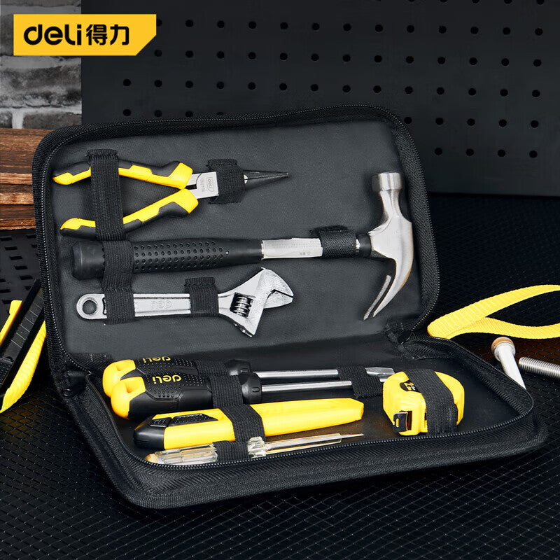 Deli Tool Repair Cloth Bag Set - 8-Piece Tool Set; DL5908 - Durable Cloth Bag for Kitchen Tools