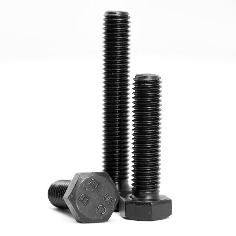 Haisdic 8.8 grade blackened and hardened screws GB5783 full thread external hex bolts M16*90 (10 pieces) HK-41
