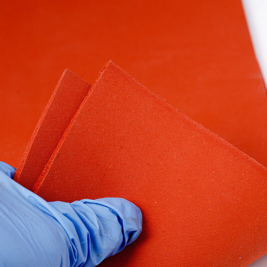 Jingxin Chemical Silicone Foam Board Red High Temperature Resistant Sponge Hot Stamping Sealing Heat Press Machine Foam Pad Sealing Gasket Shock Absorbing and Heat Insulating Pad
