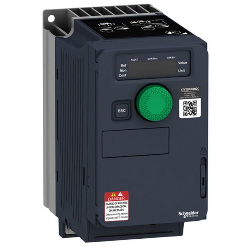Schneider Electric three-phase inverter, compact; ATV320 2.2kW 400V three-phase