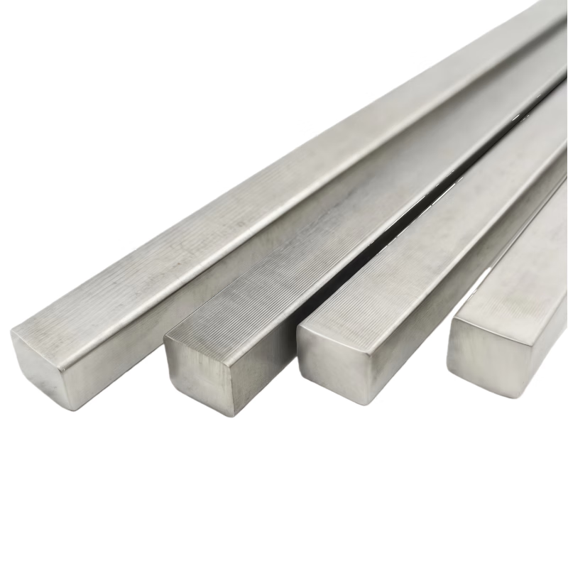 Heyucheng 304 Stainless Steel Flat Key Pins, Stainless Steel Flat Bars, Square Bars, Steel Square Keys 10*8mm - 10cm long/piece