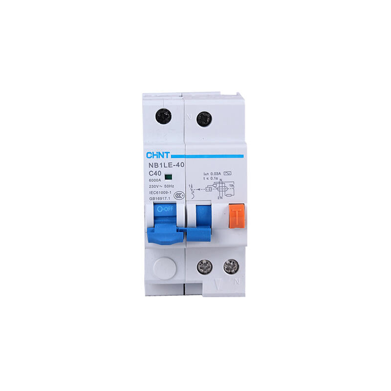Chint leakage miniature circuit breaker; NB1LE-40 1P+N C20 30mA