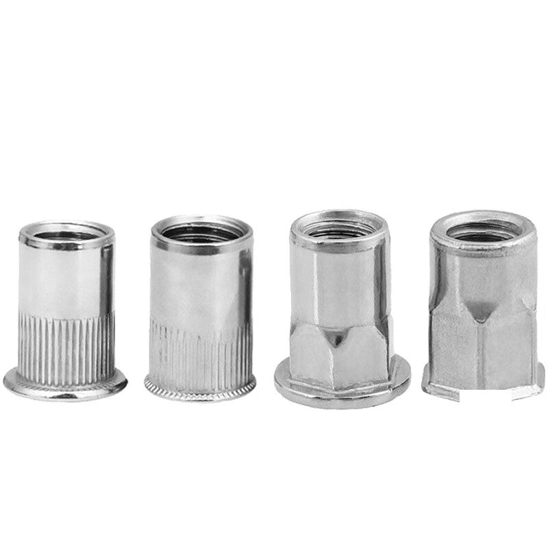 Zhuqin 304 stainless steel rivet nuts, one price M10 (flat head, vertical groove).