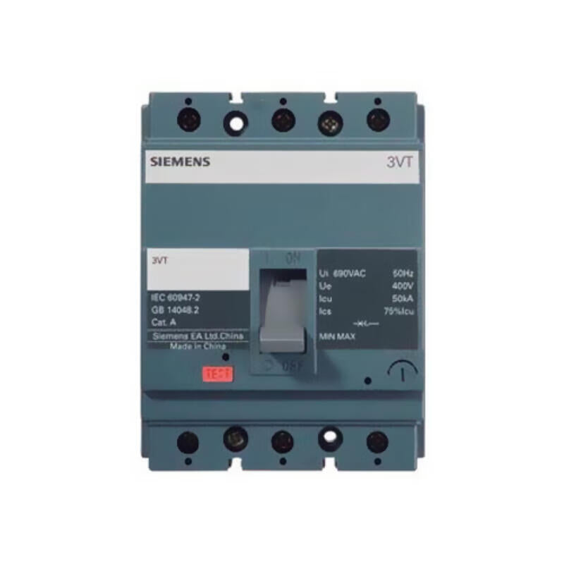 Siemens 3VT100 N80 TMF 3-Pole Circuit Breaker, 80A, 25kA