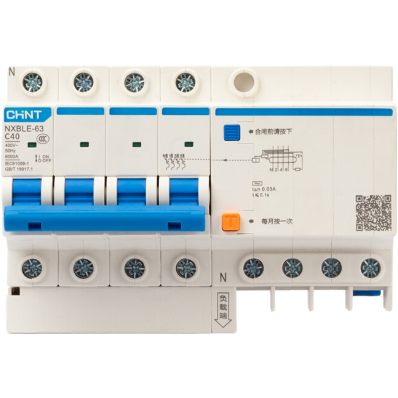 Chint NXBLE-32-4P-C10 Leakage Protection Circuit Breaker
