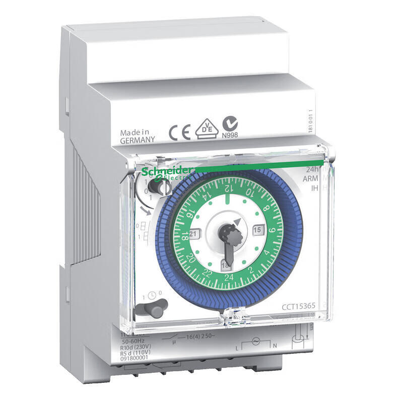 Schneider Electric mechanical time switch, IH 24H (1 channel) time switch (energy storage 150 hours); CCT15365