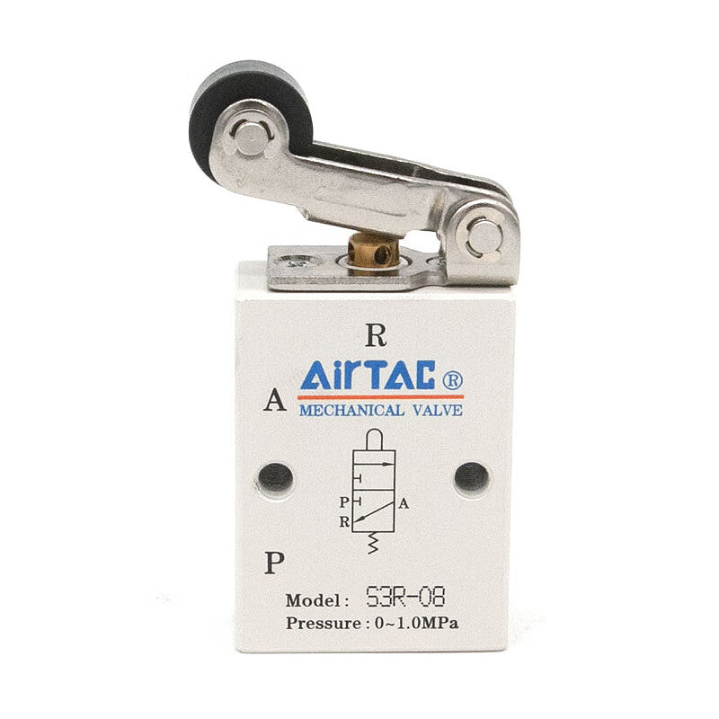 AirTAC Roller Lever Mechanical Valve (1/4); S3R08
