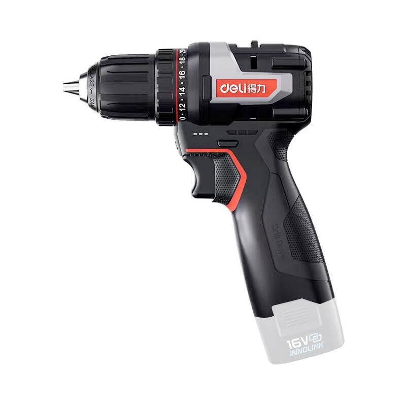 DELI Tools Professional Grade 16V 45N.m Brushless Lithium Drill; DE-DZ16-1 (bare metal)