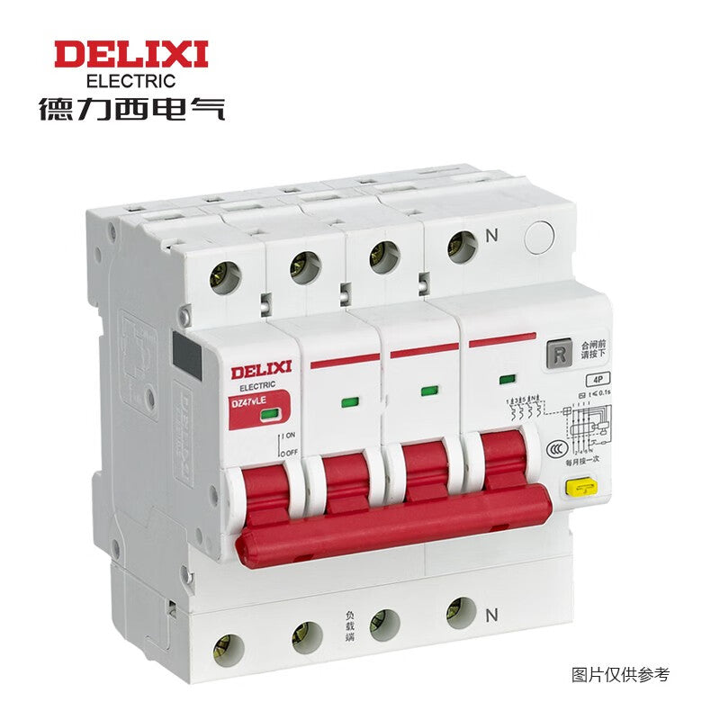 Delixi DZ47vLE 4P 16A 6KA 75mA Electronic Circuit Breaker