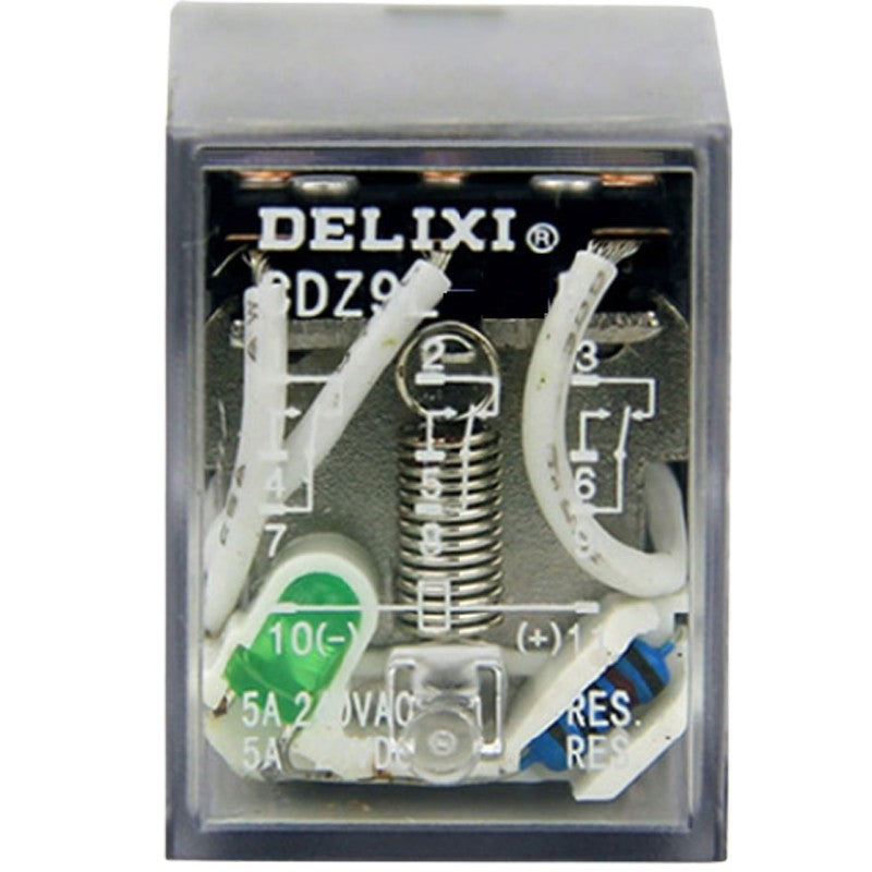 DELIXI ELECTRIC relay CDZ9-54PL (with light) AC220V/can be customized