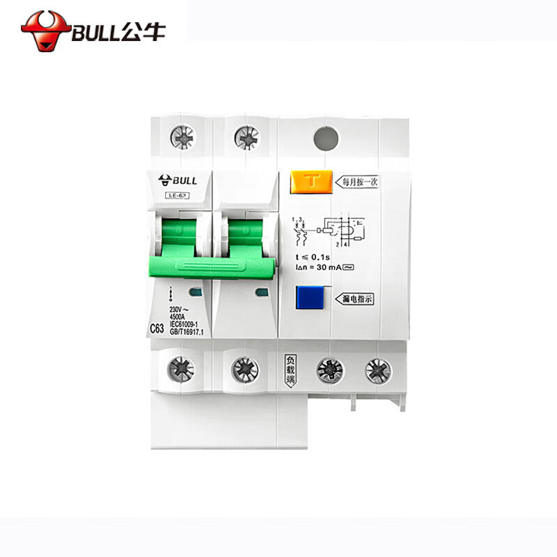 BULL LE-63 Air Switch with Leakage Protection Circuit Breaker