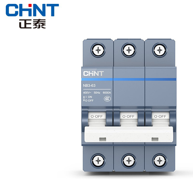Chint NB3-63 Series 3P C25 Circuit Breaker (2 Pack)