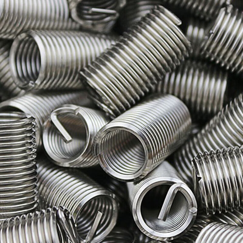 Jingu Lao 304 Stainless Steel Thread Protector Insert, Screw Insert, Wire Insert, M2*0.4*1.5D (10 pieces) KZS-1152