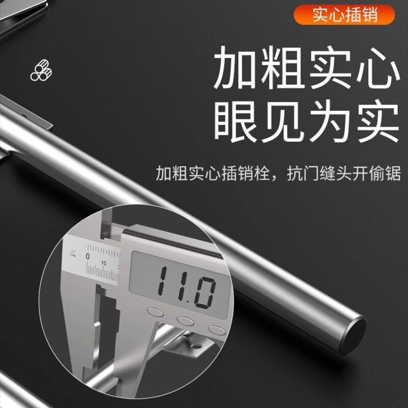 Shanhe Industrial Products Stainless Steel Gate Bolt, 10-inch, 11-core, 1.2mm thick [Right-facing], 1 piece, 48 hours.