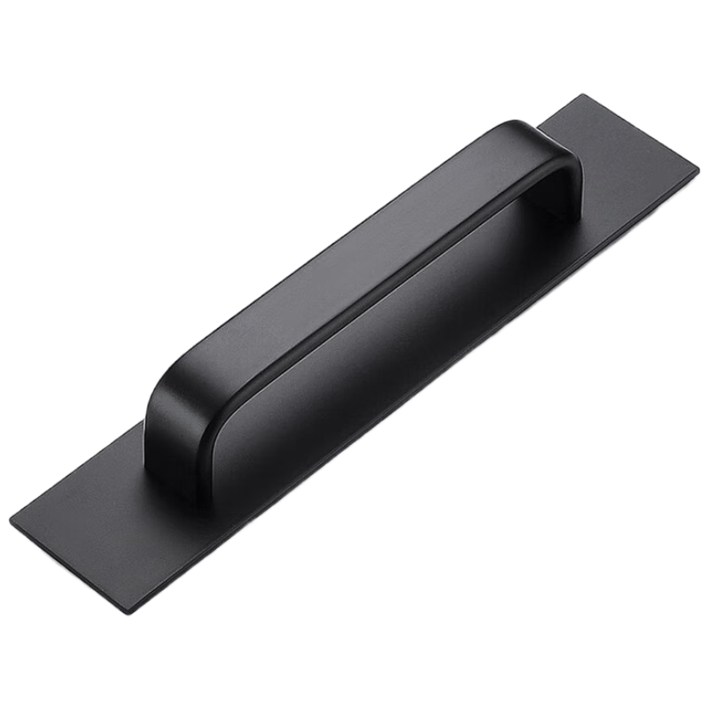 DUO-BLMLS2 - No-drill glass door handles, adhesive-backed surface-mounted sliding door handles, aluminum alloy door handles (2-pack)