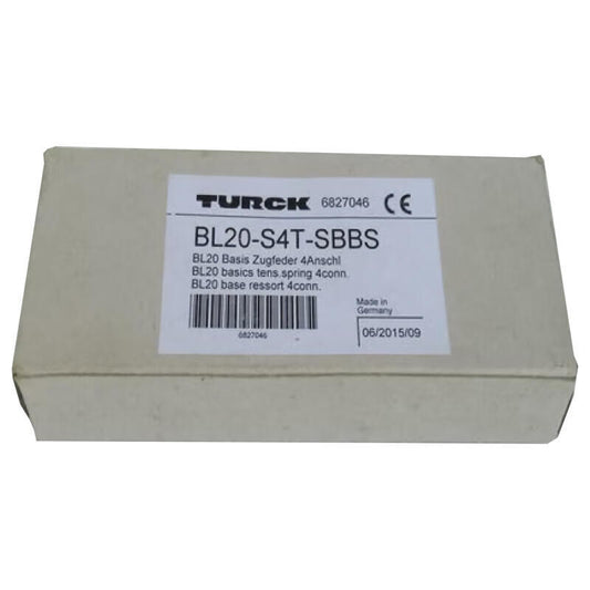 TURCK BL20 base plate, spring-type terminal block; BL20-S4T-SBBS