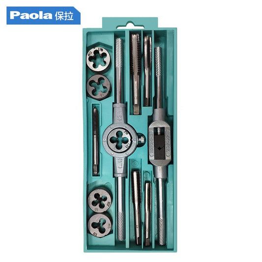 Paola 12-Piece Tap & Die Set