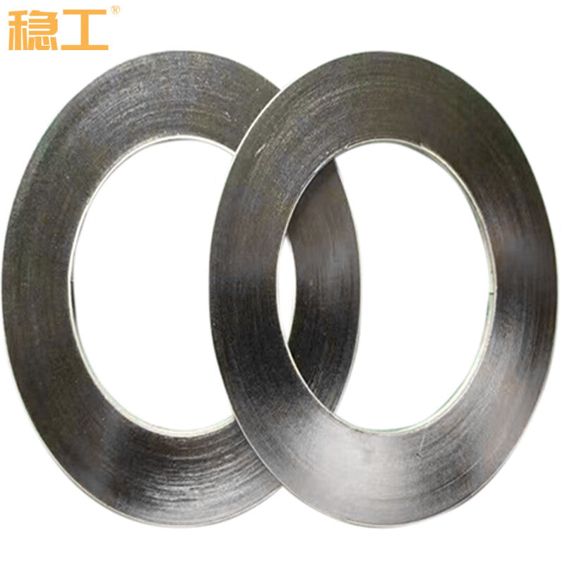 Wengong Metal Graphite Spiral Wound Gasket DN80 (10 pieces per pack) High Temperature, High Pressure, Sealing Ring, Valve Flange Use