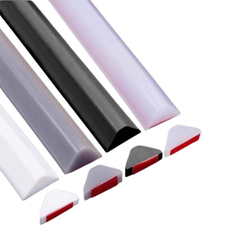 Yonghao Yinghong threshold water-blocking strip, bathroom soundproof sealing strip, washbasin water-blocking strip, solid water-blocking strip, 1.5 meters with adhesive backing, price per piece.
