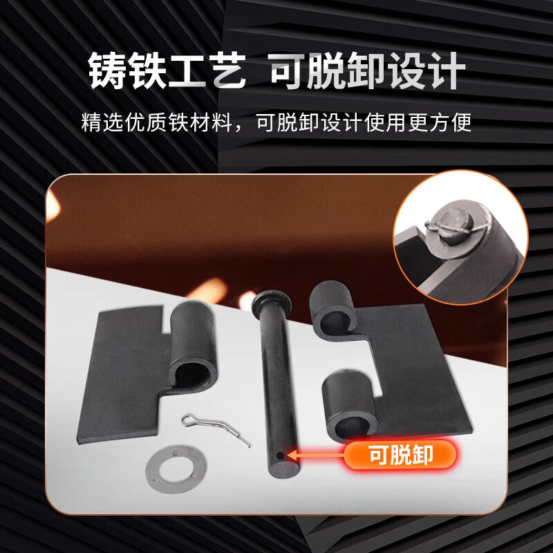 Vigus welded hinges, iron door hinges, electric welded hinges, car hinges, truck bed hinges, thickened heavy-duty hinges, disassembly hinges.
