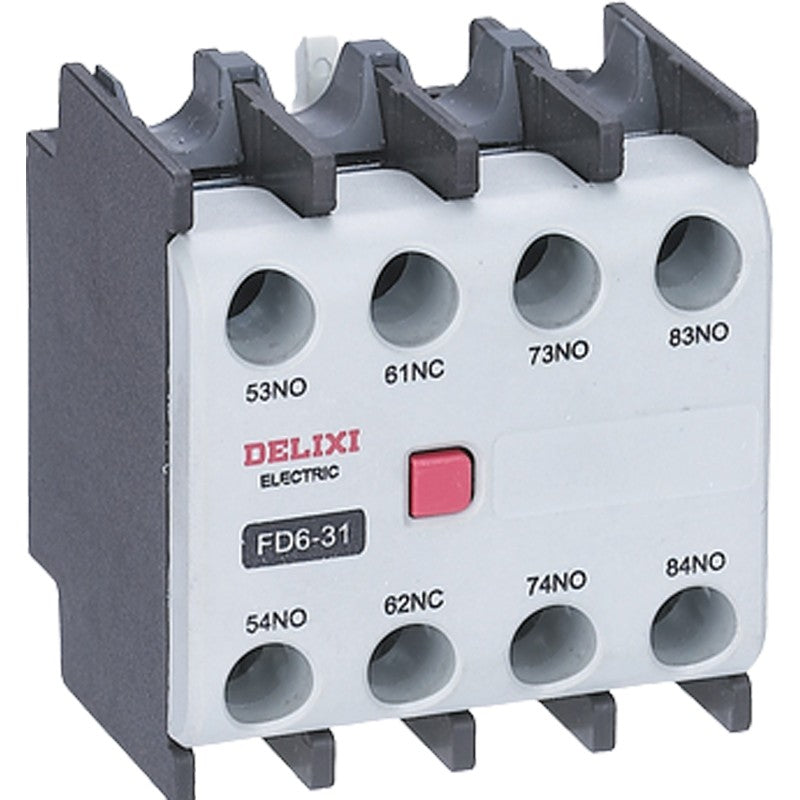 DELIXI ELECTRIC contactor FD6-31 top auxiliary contact RoHS/can be customized