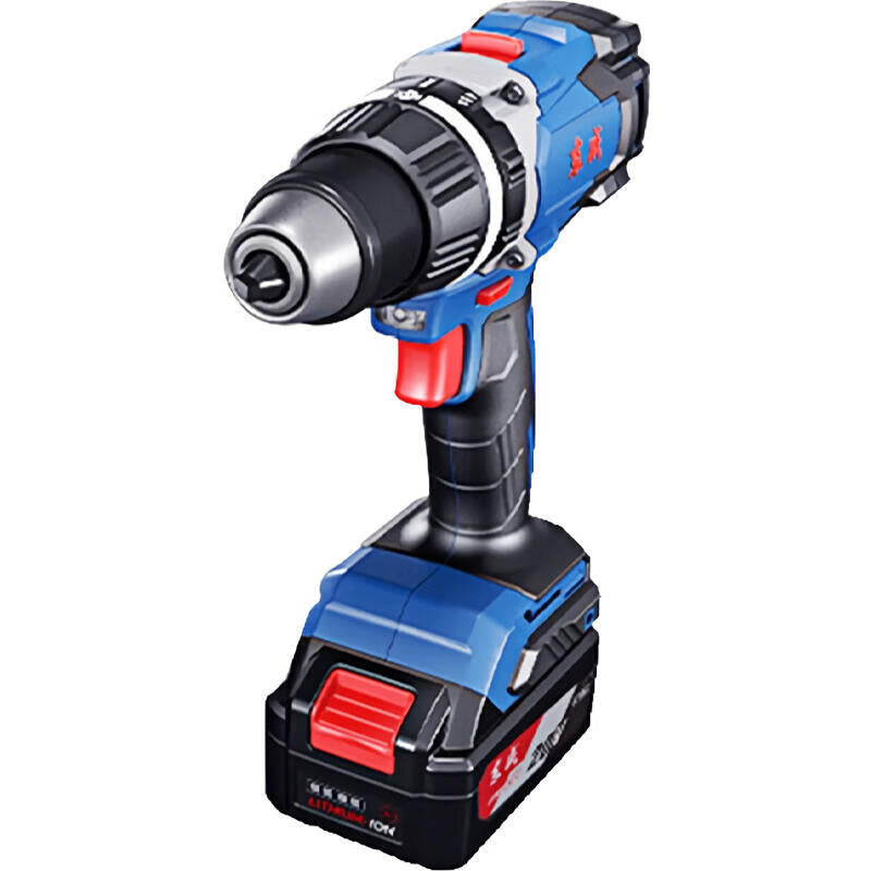 Dongcheng rechargeable brushless screwdriver impact drill; DCJZ03-13H2 (two batteries and one charger 6.0Ahx2)