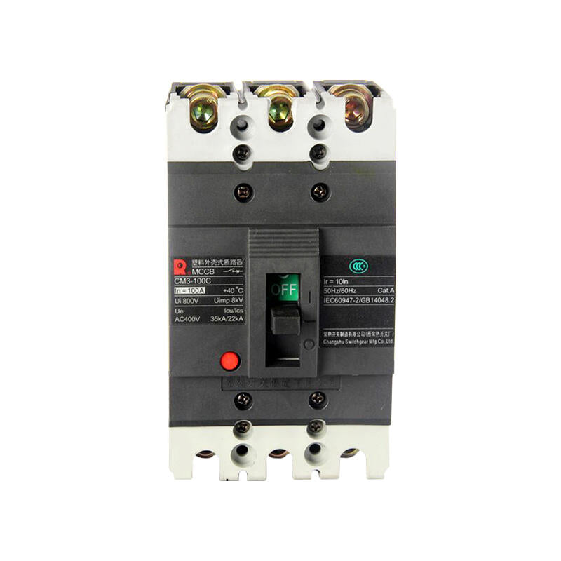 Changshu CM3-100C Molded Case Circuit Breaker 35kA 3P 100A