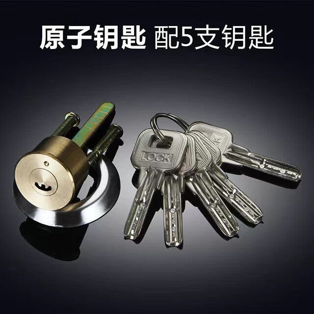 Chuke crescent lock cylinder, copper lock cylinder, anti-theft door, household door lock cylinder, anti-tin foil, anti-pry, anti-opening blade, old-fashioned door lock cylinder
