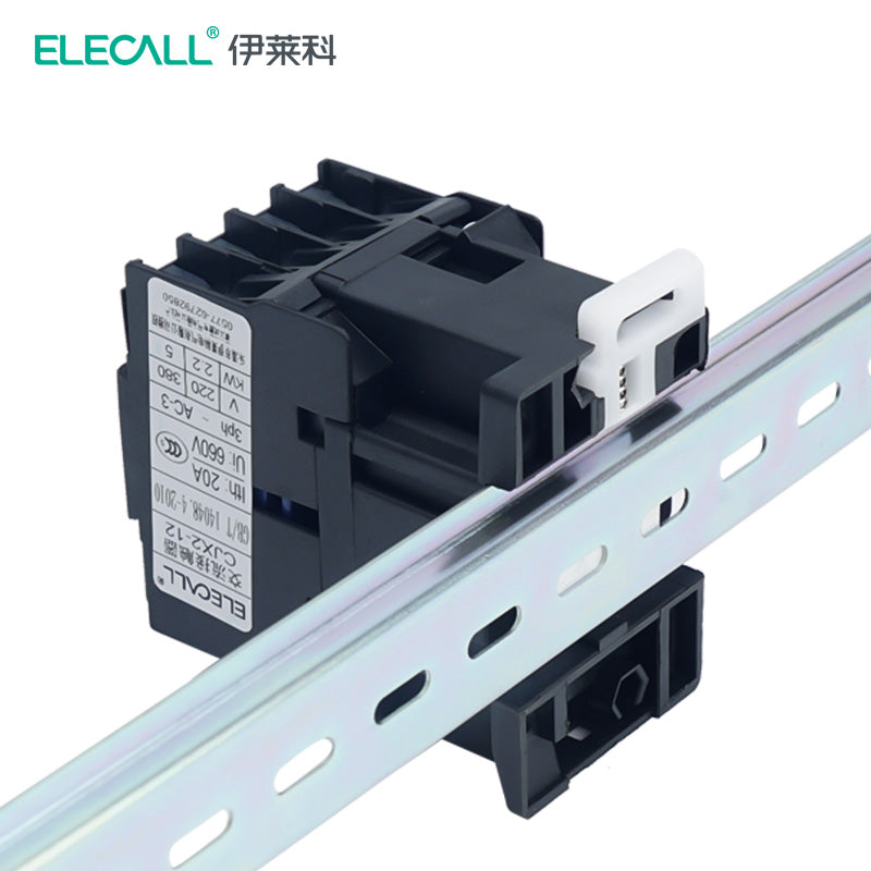 ELECALL AC contactor 12A CJX2-1210 مرحل اتصال أحادي الطور AC220V