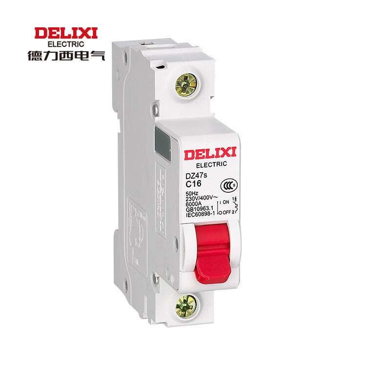 Delixi Electric Miniature Circuit Breaker DZ47s Type C 1P 16A