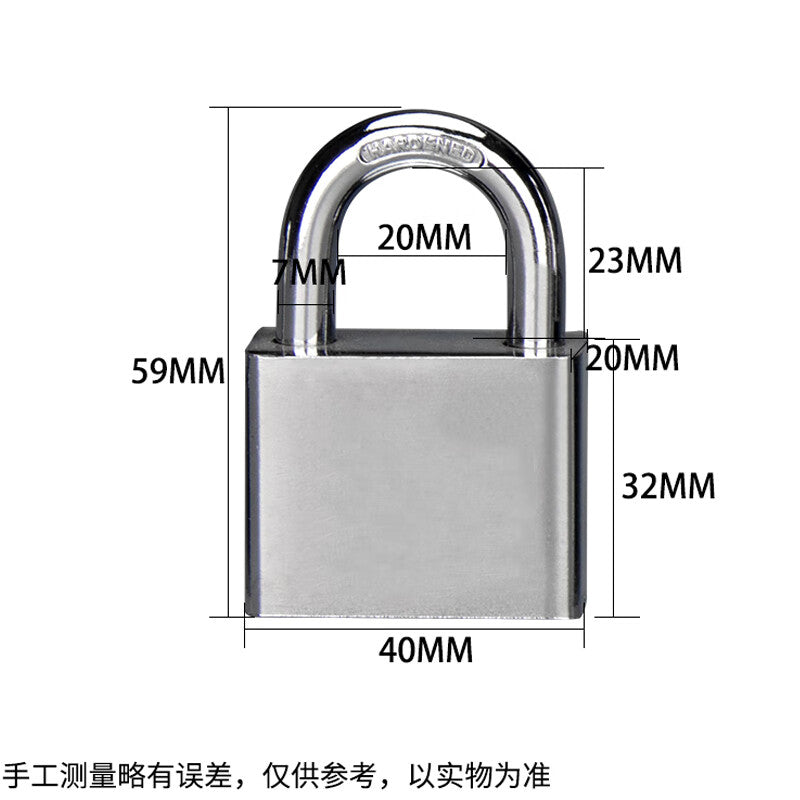Beginner's guide to 8-key padlocks, anti-theft locks, student dormitory lockers, door locks, 40mm keycaps with 8 keys.